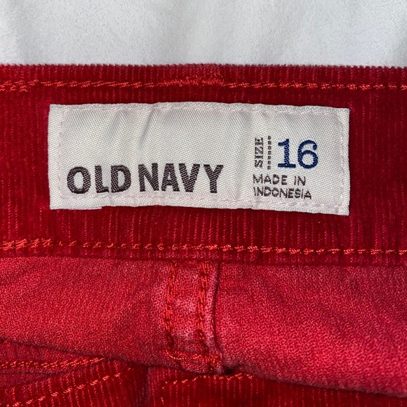 Red corduroy jeans - Picture 2 of 4
